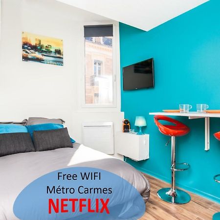 Superbe Studio Cosy Metro Carmes Lägenhet Toulouse Exteriör bild